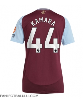Aston Villa Boubacar Kamara #44 Tricou Fotbal Replică 2024-25 Femei Acasa